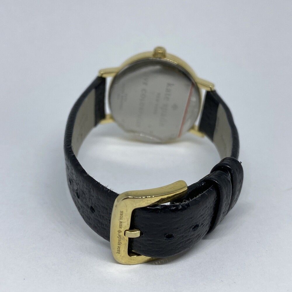 Kate Spade New York Metro 0010 Women Black Leather Analog Dial Wrist Watch VK131 - Picture 10 of 12